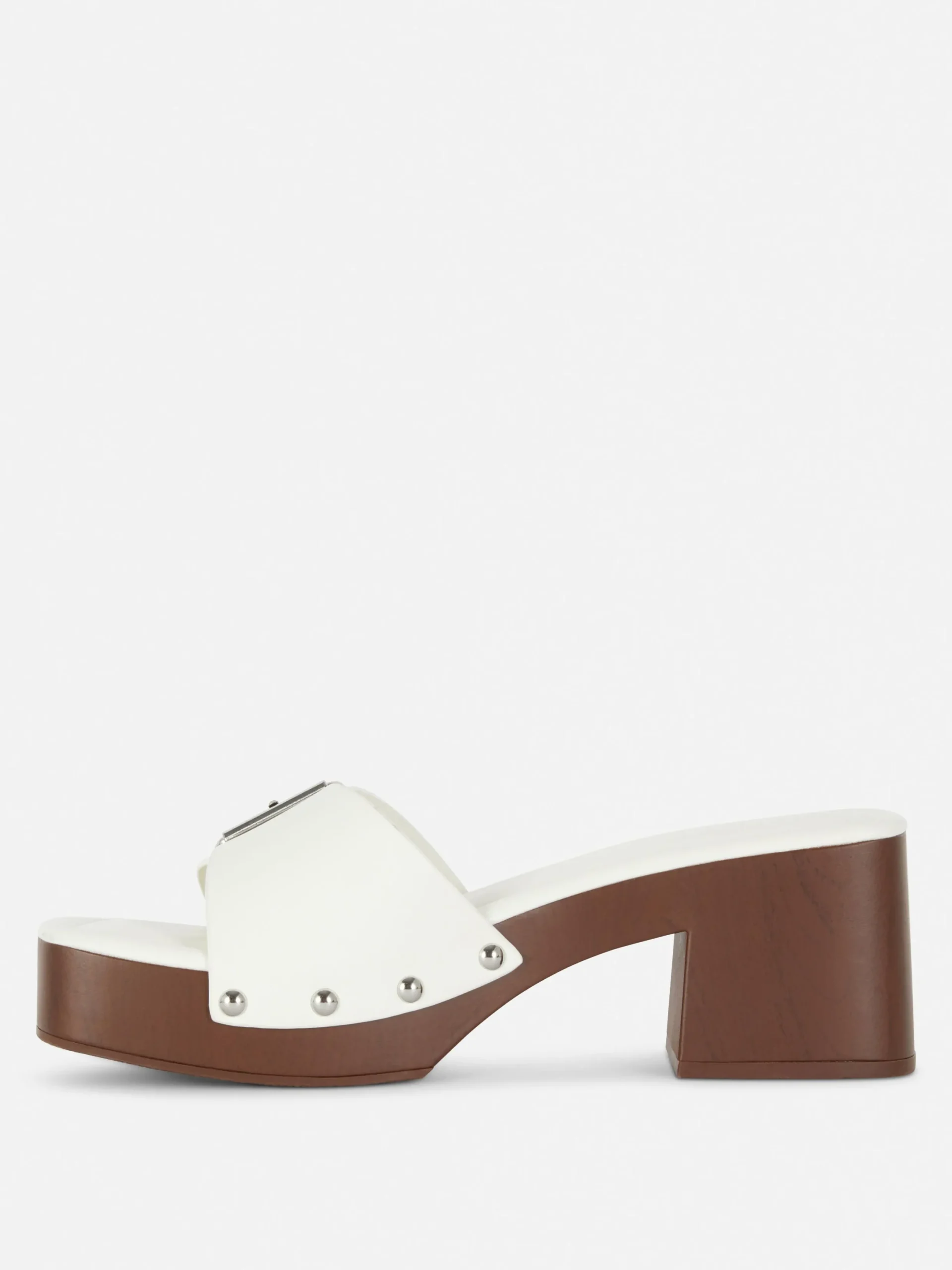 Mujer Primark Tacones|Sandalias Tipo Zueco De Tacón Grueso De Rita Ora