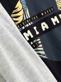 Hombre Primark Pijama|Set De Pijama De Pantalones Cortos Y Camiseta