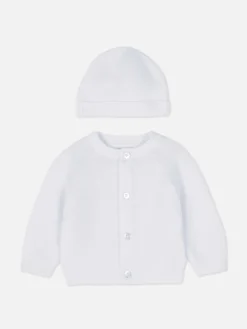 Primark Conjuntos Y Sets|Gorros, Sombreros Y Manoplas|Set De Rebeca Y Gorro Para Bebé