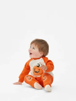 Primark Disfraces De Halloween Infantiles|Conjuntos Y Sets|Set De Sudadera Y Joggers Con Calabazas De Halloween
