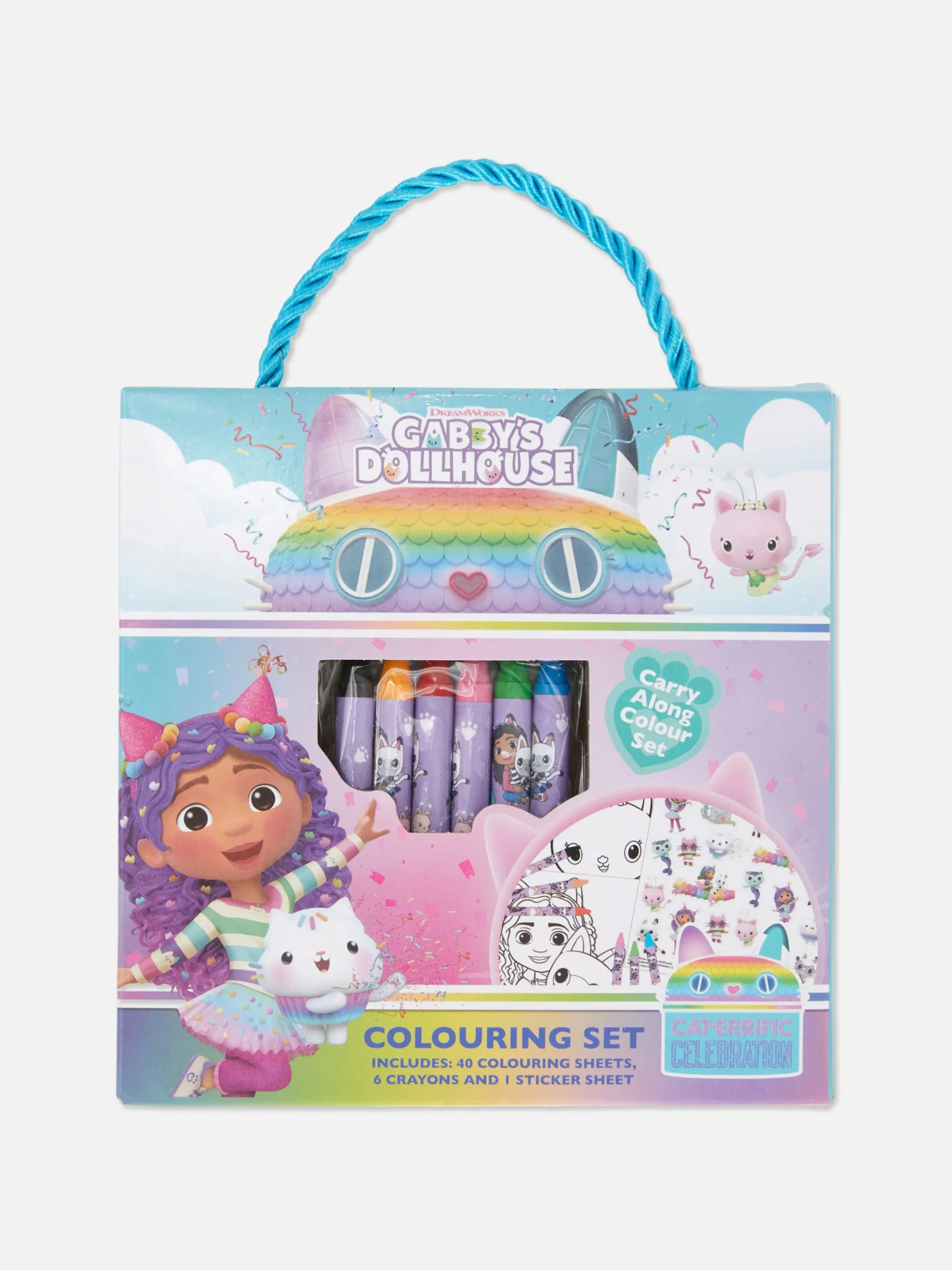 Niños Primark Manualidades|Set Para Colorear De La Casa De Muñecas De Gabby