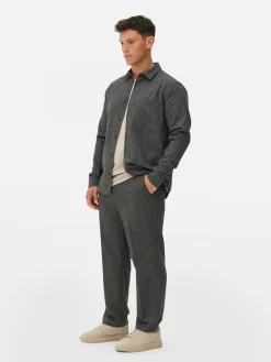 Hombre Primark Camisas|Sobrecamisa Con Bolsillo De Parche De Kem