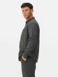 Hombre Primark Camisas|Sobrecamisa Con Bolsillo De Parche De Kem