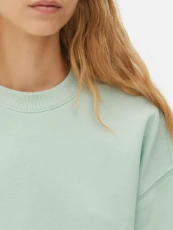 Mujer Primark Sudaderas Con Y Sin Capucha|Sudadera Básica De Cuello Redondo