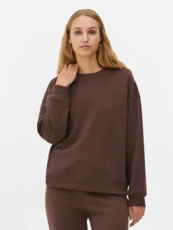 Mujer Primark Sudaderas Con Y Sin Capucha|Sudadera Básica De Cuello Redondo
