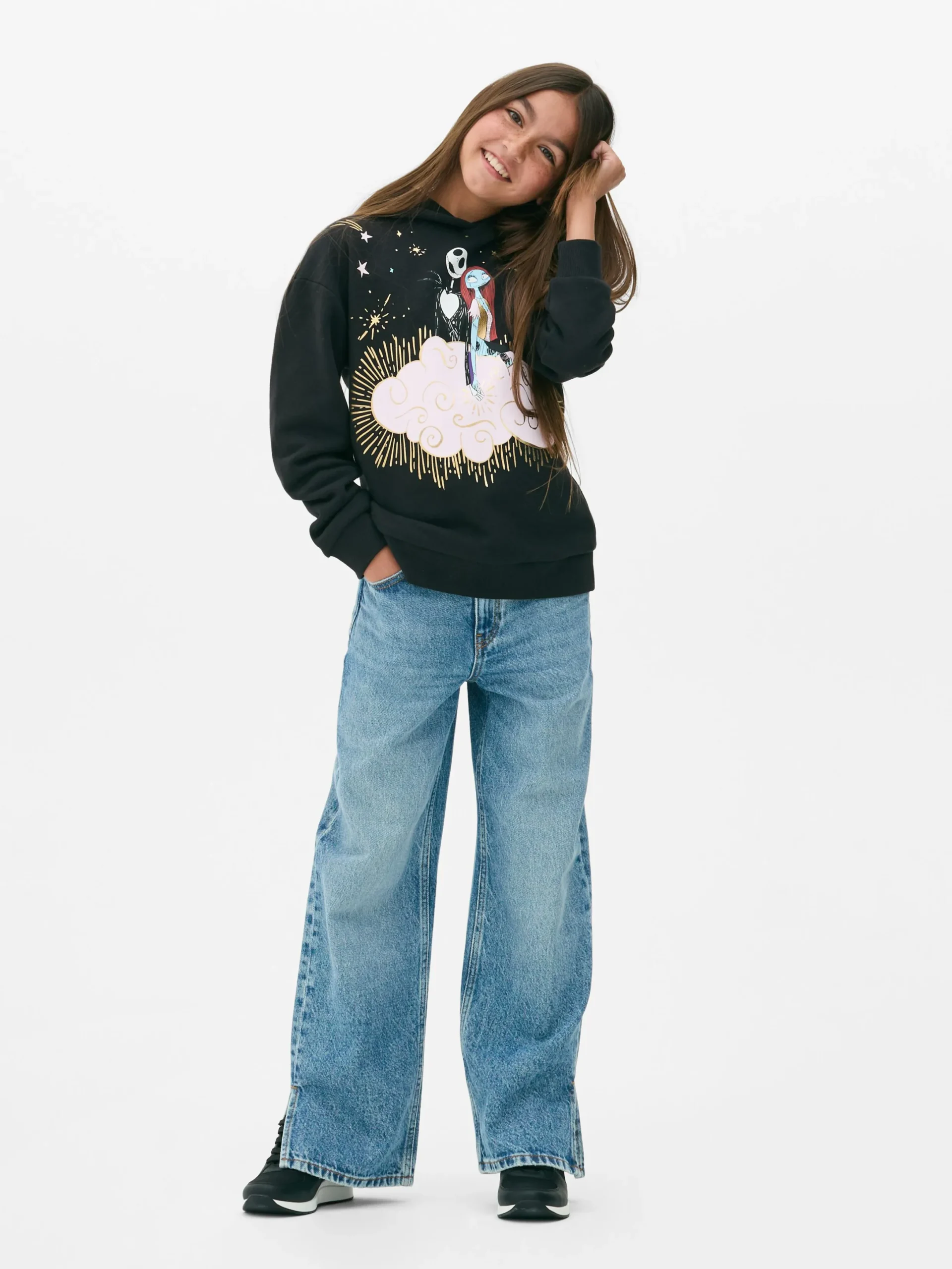 Niños Primark Sudaderas Con Y Sin Capucha|Sudadera Con Capucha De Jack Y Sally De Disney