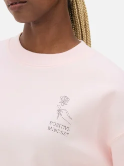 Mujer Primark Sudaderas Con Y Sin Capucha|Sudadera Con Cuello Redondo Y Mensaje