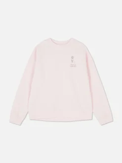 Mujer Primark Sudaderas Con Y Sin Capucha|Sudadera Con Cuello Redondo Y Mensaje