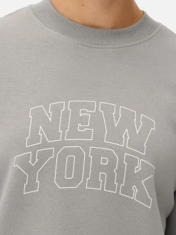 Mujer Primark Sudaderas Con Y Sin Capucha|Sudadera Con Cuello Redondo Y Mensaje