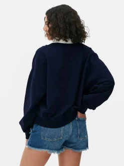 Mujer Primark Sudaderas Con Y Sin Capucha|Sudadera Con Estampado Gráfico Y Cuello