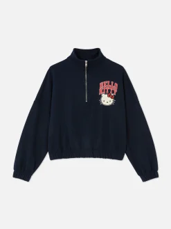 Mujer Primark Sudaderas Con Y Sin Capucha|Sudadera Con Media Cremallera De Hello Kitty