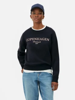 Mujer Primark Sudaderas Con Y Sin Capucha|Sudadera Con Mensaje En El Pecho