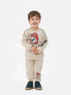 Niños Primark Sudaderas Con Y Sin Capucha|Sudadera Con Ribetes De Super Mario