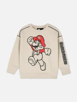 Niños Primark Sudaderas Con Y Sin Capucha|Sudadera Con Ribetes De Super Mario
