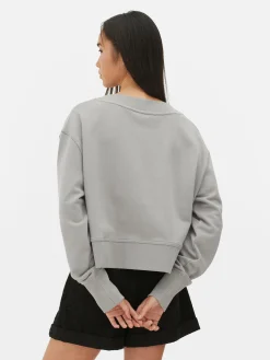 Mujer Primark Ropa De Gimnasio Y Deportiva|Sudaderas Con Y Sin Capucha|Sudadera De Cuello Redondo Y De Corte Cuadrado