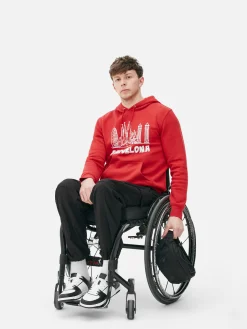 Hombre Primark Sudaderas Con Y Sin Capucha|Sudadera De Manga Larga Con Capucha «Barcelona»