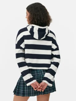 Mujer Primark Jerseys Y Cárdigans|Sudadera De Punto A Rayas Con Capucha