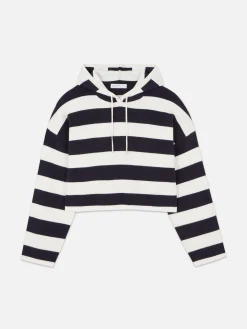 Mujer Primark Jerseys Y Cárdigans|Sudadera De Punto A Rayas Con Capucha