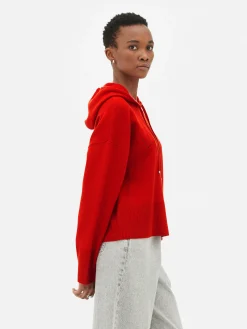 Mujer Primark Sudaderas Con Y Sin Capucha|Jerseys Y Cárdigans|Sudadera De Punto Con Capucha Y Mensaje