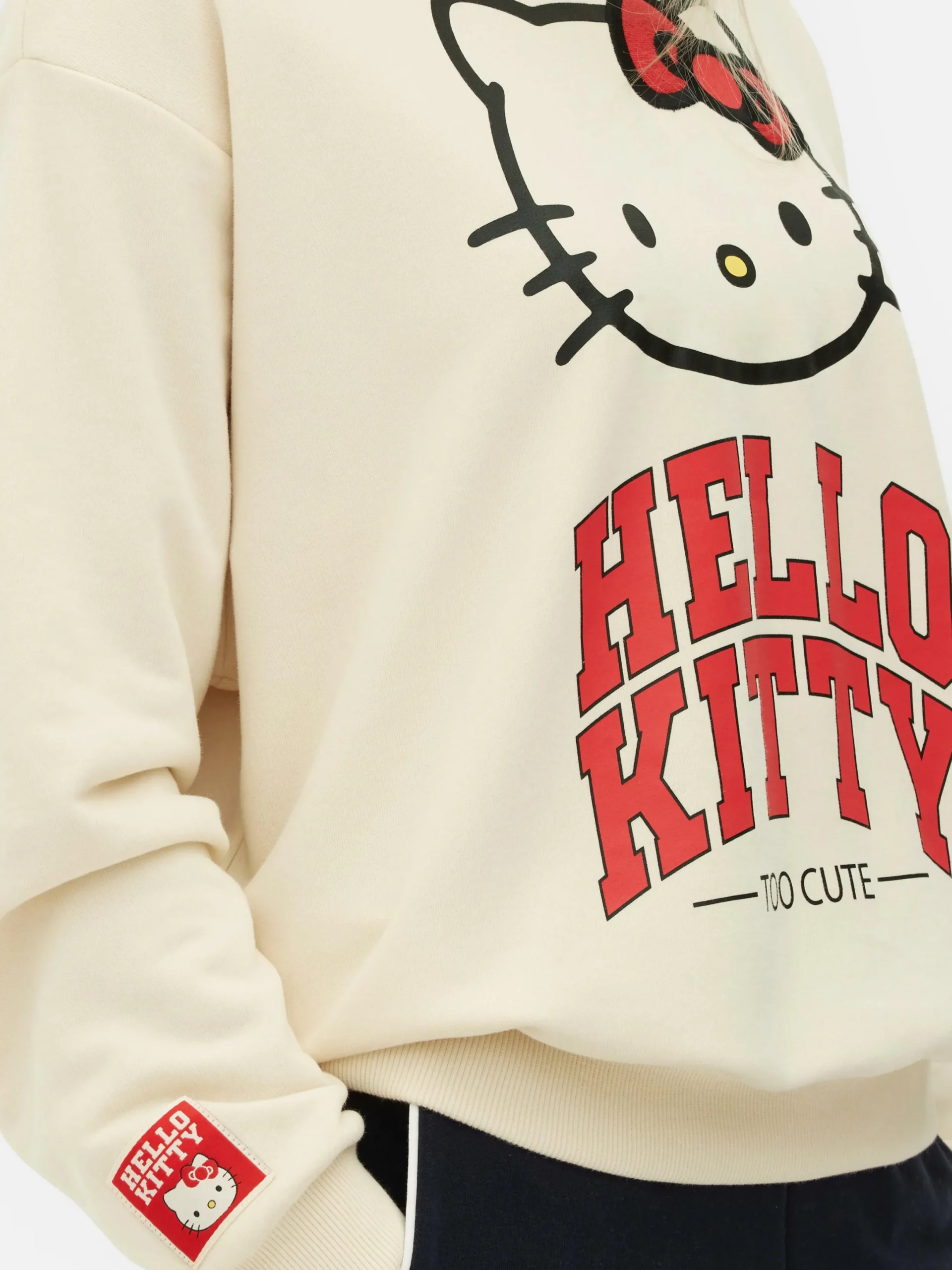 Mujer Primark Sudaderas Con Y Sin Capucha|Sudadera Deportiva Con Estampado De Hello Kitty
