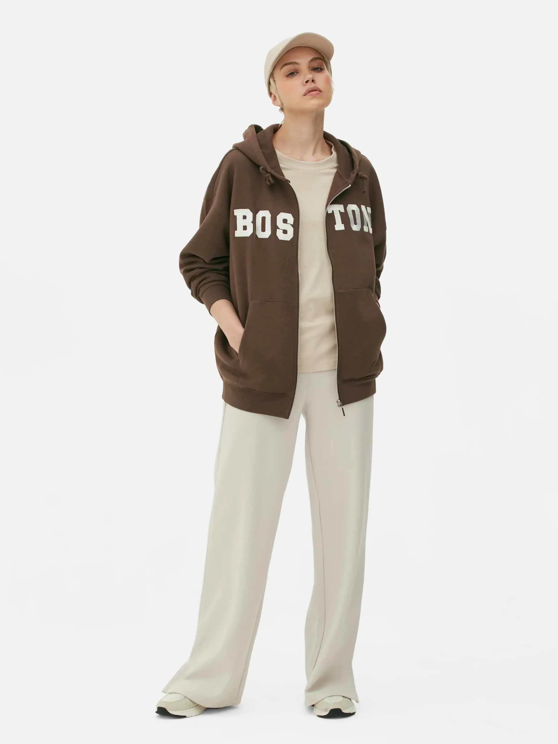 Mujer Primark Sudaderas Con Y Sin Capucha|Sudadera Extragrande Con Capucha Y Cremallera