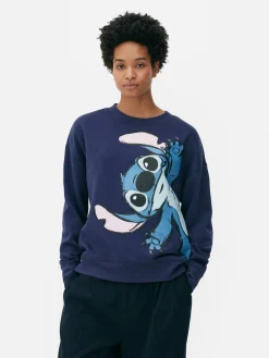 Mujer Primark Sudaderas Con Y Sin Capucha|Sudadera Holgada De Stitch De Disney