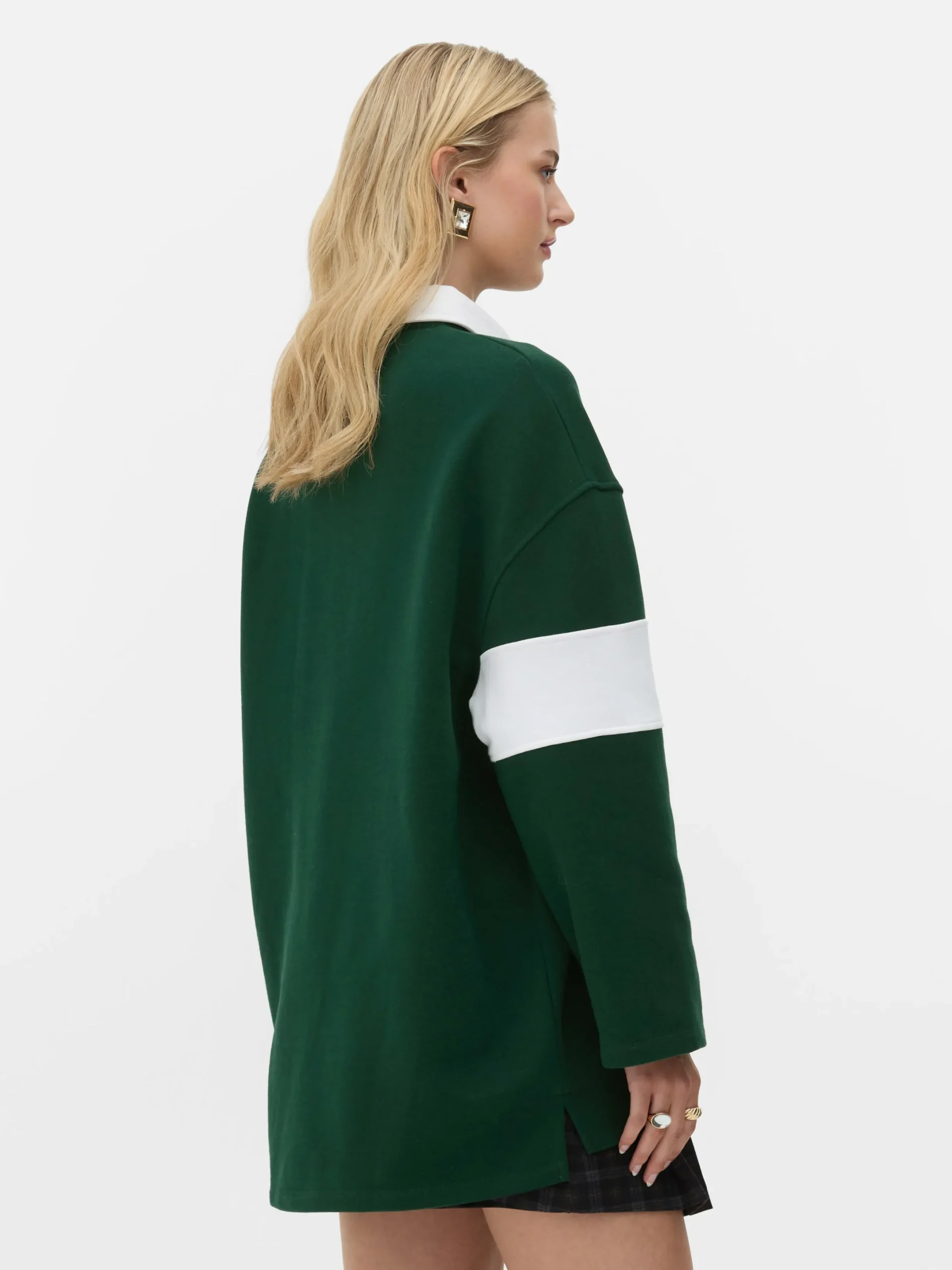 Mujer Primark Tops Y Camisetas|Sudadera Tipo Polo Extragrande De Rita Ora