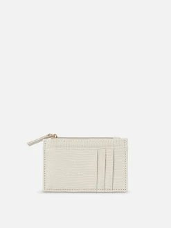 Mujer Primark Bolsos Y Monederos|Tarjetero Con Textura De Piel De Serpiente