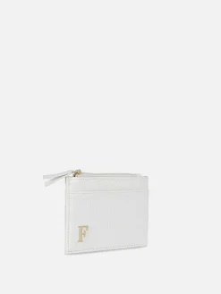 Mujer Primark Bolsos Y Monederos|Tarjetero De Piel De Cocodrilo Sintética Con Inicial