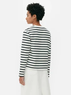 Mujer Primark Tops Y Camisetas|Top De Manga Larga Y Cuello Redondo