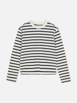 Mujer Primark Tops Y Camisetas|Top De Manga Larga Y Cuello Redondo