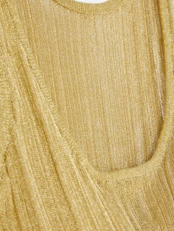 Mujer Primark Tops Y Camisetas|Top De Punto Acanalado Sin Mangas De The Edit