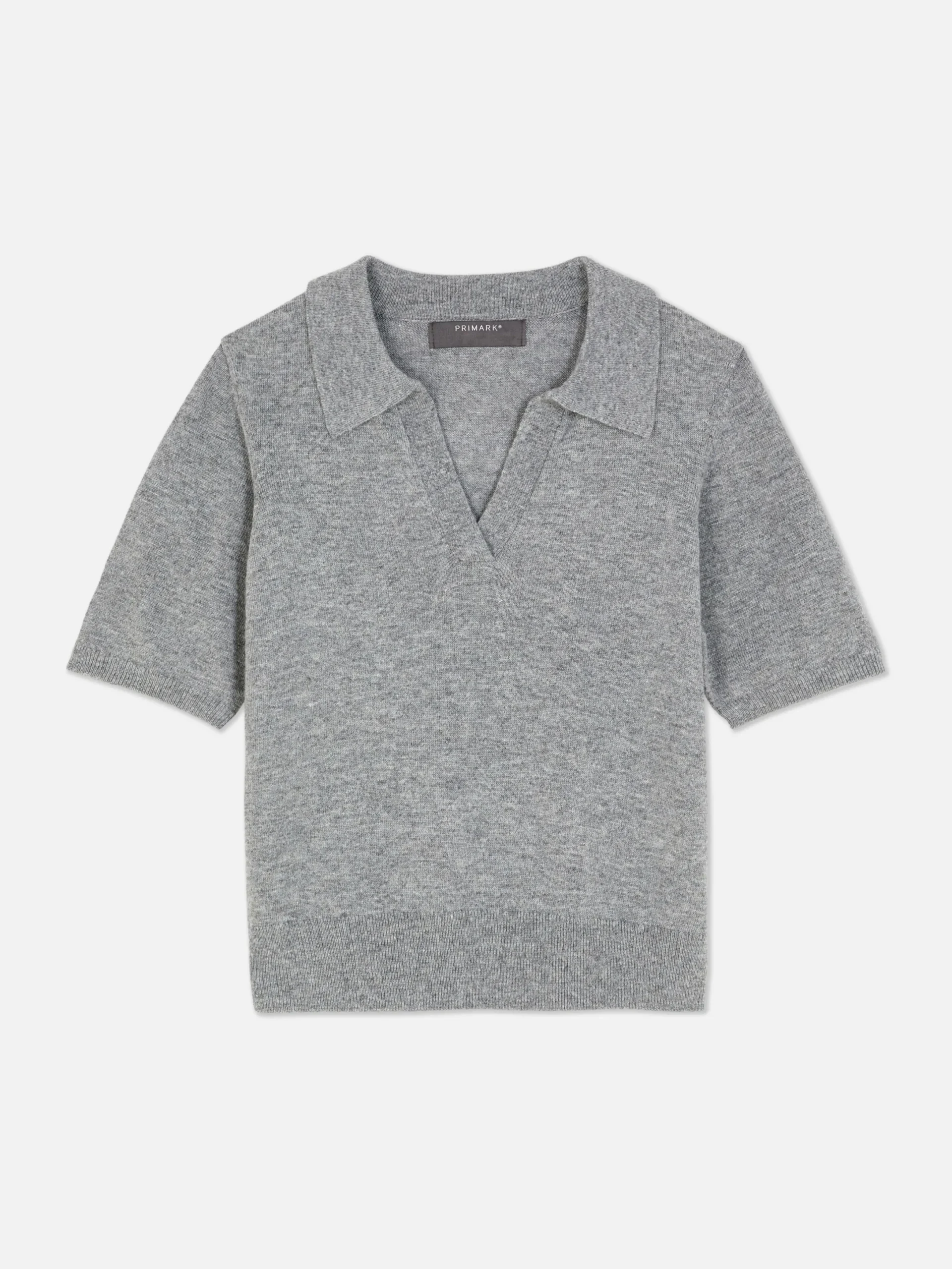 Mujer Primark Jerseys Y Cárdigans|Top De Punto Fino Y Manga Corta Con Cuello