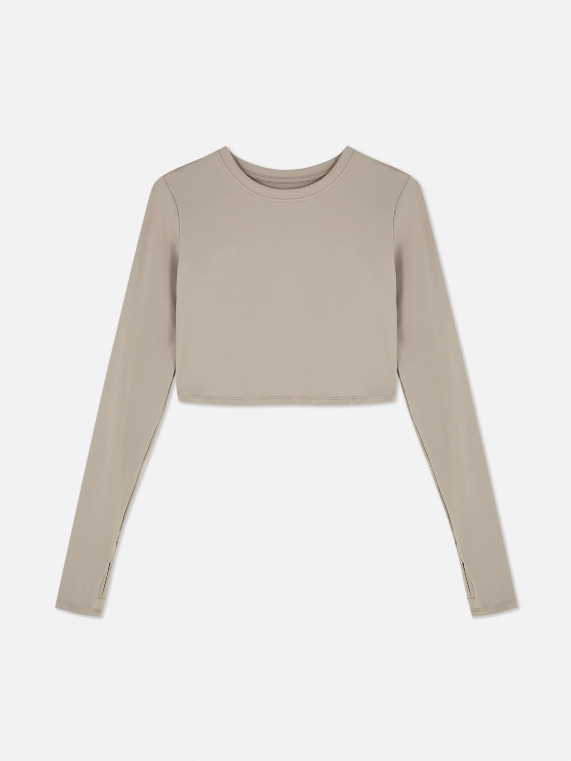 Mujer Primark Ropa De Gimnasio Y Deportiva|Top Deportivo Corto De Manga Larga De Rita Ora