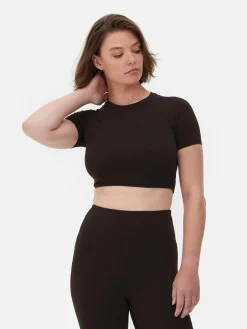 Mujer Primark Ropa De Gimnasio Y Deportiva|Top Deportivo Corto Muy Suave De Rita Ora