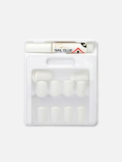 Primark Uñas Postizas|Uñas Postizas Brillantes Cuadradas De PS...