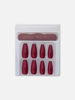 Primark Uñas Postizas|Uñas Postizas Brillantes Puntiagudas De PS...