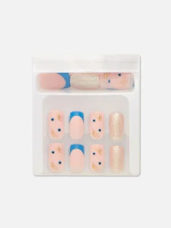 Primark Uñas Postizas|Uñas Postizas Brillantes Y Acabadas En Punta PS...