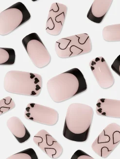 Primark Uñas Postizas|Uñas Postizas Cuadradas Brillantes De PS...