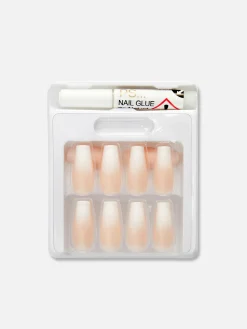 Primark Uñas Postizas|Uñas Postizas Puntiagudas Brillantes De PS...