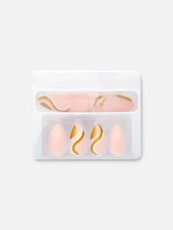 Primark Uñas Postizas|Uñas Postizas Puntiagudas Brillantes De PS...