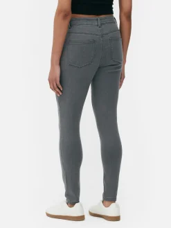 Mujer Primark Tejido Vaquero|Vaqueros|Vaqueros Ajustados Básicos De Tiro Medio