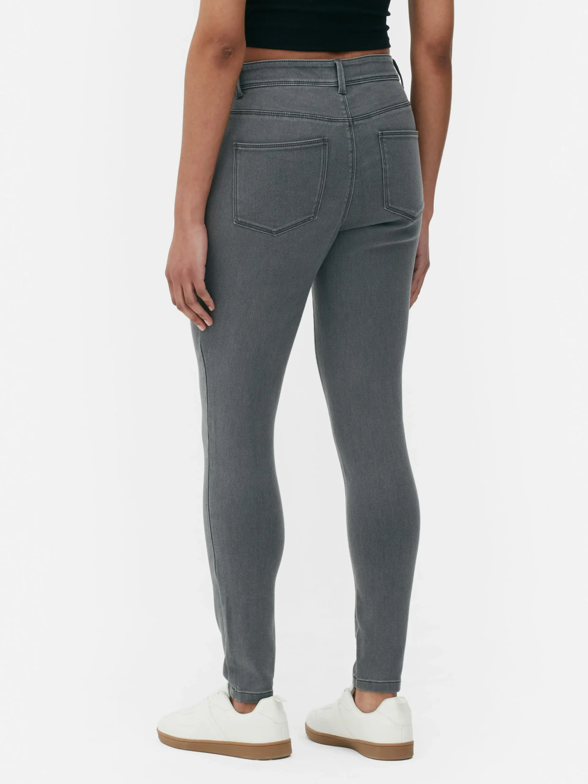 Mujer Primark Tejido Vaquero|Vaqueros|Vaqueros Ajustados Básicos De Tiro Medio