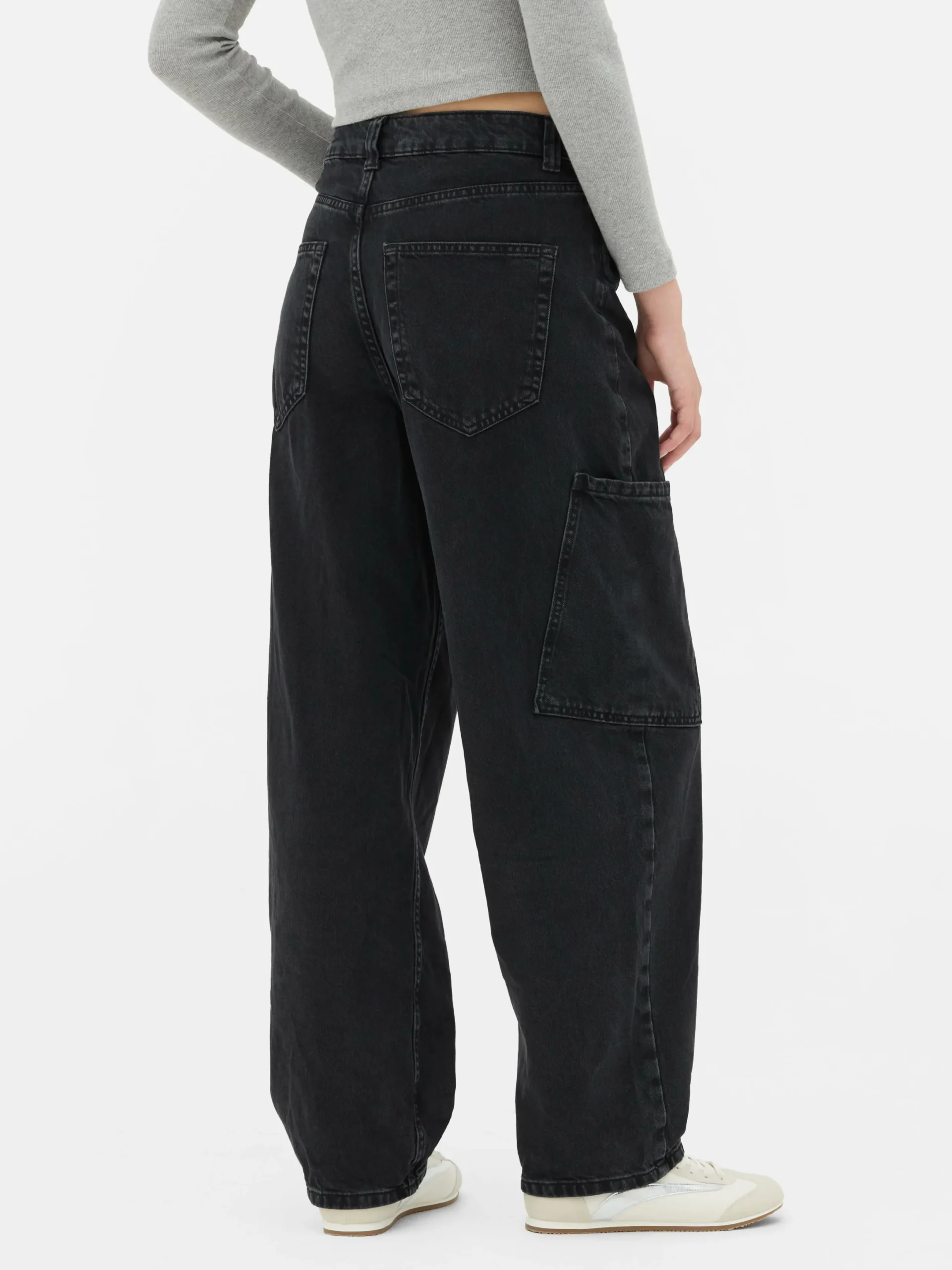 Mujer Primark Vaqueros|Vaqueros Cargo De Corte Globo