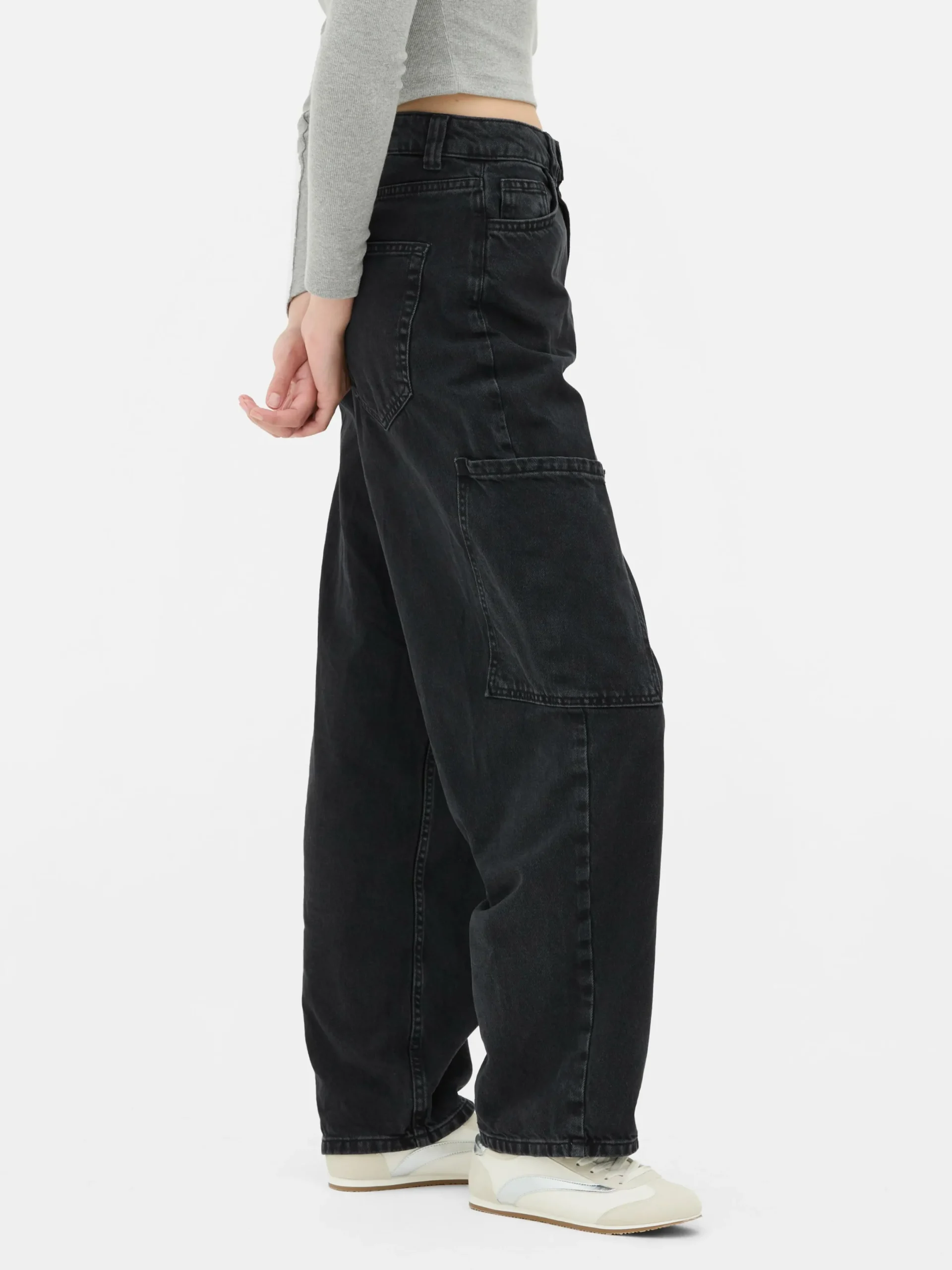 Mujer Primark Vaqueros|Vaqueros Cargo De Corte Globo