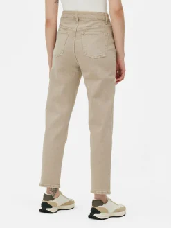 Mujer Primark Vaqueros|Vaqueros De Pernera Recta Y Corte Entallado