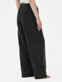 Mujer Primark Vaqueros|Vaqueros Elásticos De Pernera Ancha