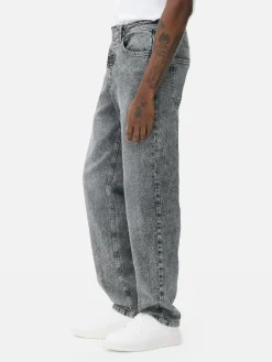 Hombre Primark Vaqueros|Vaqueros Rectos De Corte Holgado