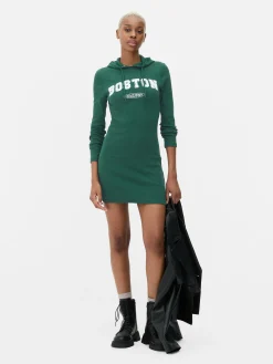 Mujer Primark Vestidos|Vestido Corto Con Capucha