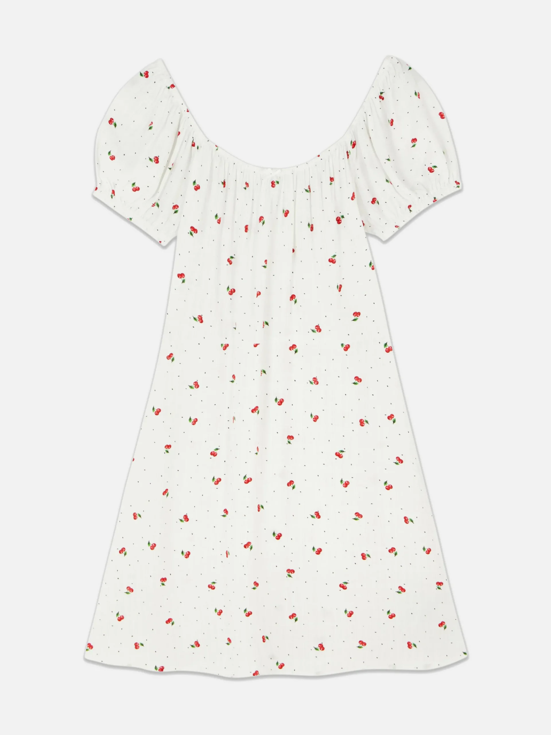 Mujer Primark Vestidos|Vestido Corto De Manga Corta